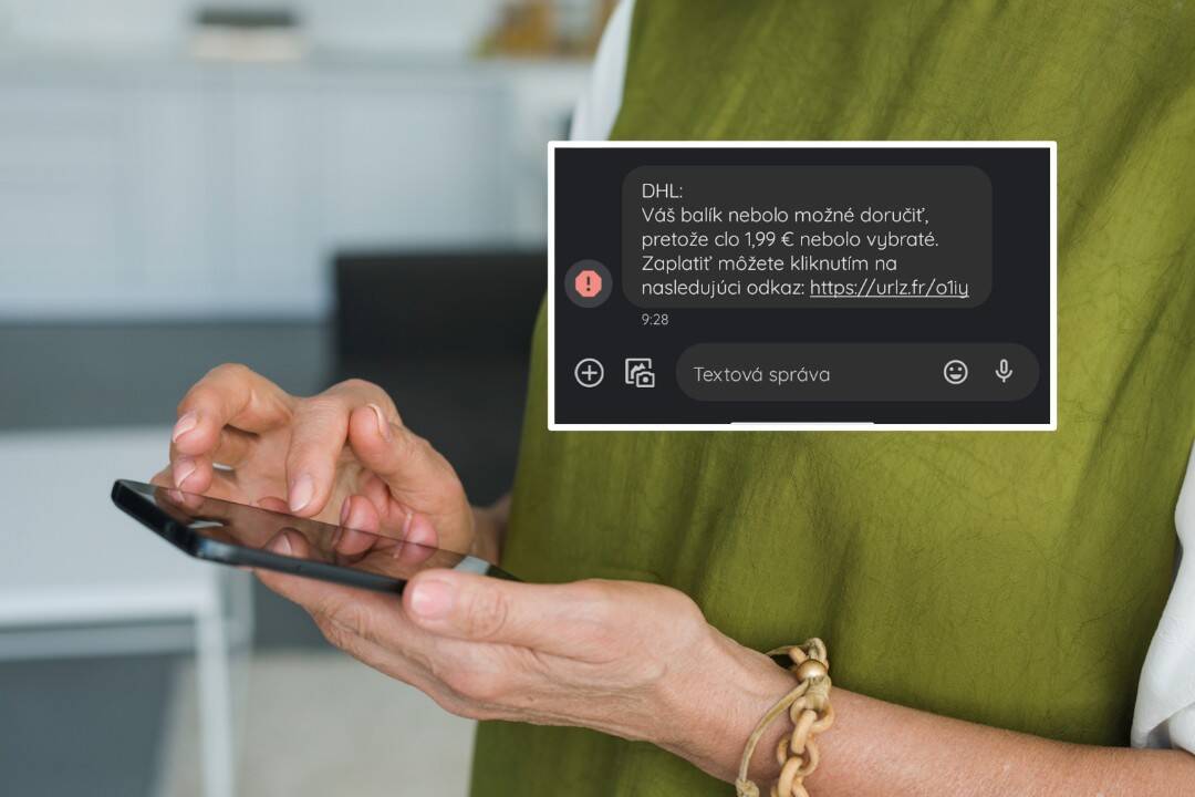 Foto: Zaplaťte clo a balík vám doručíme: Podvodné SMS správy vytvárajú pocit naliehavosti, nepodľahnite mu