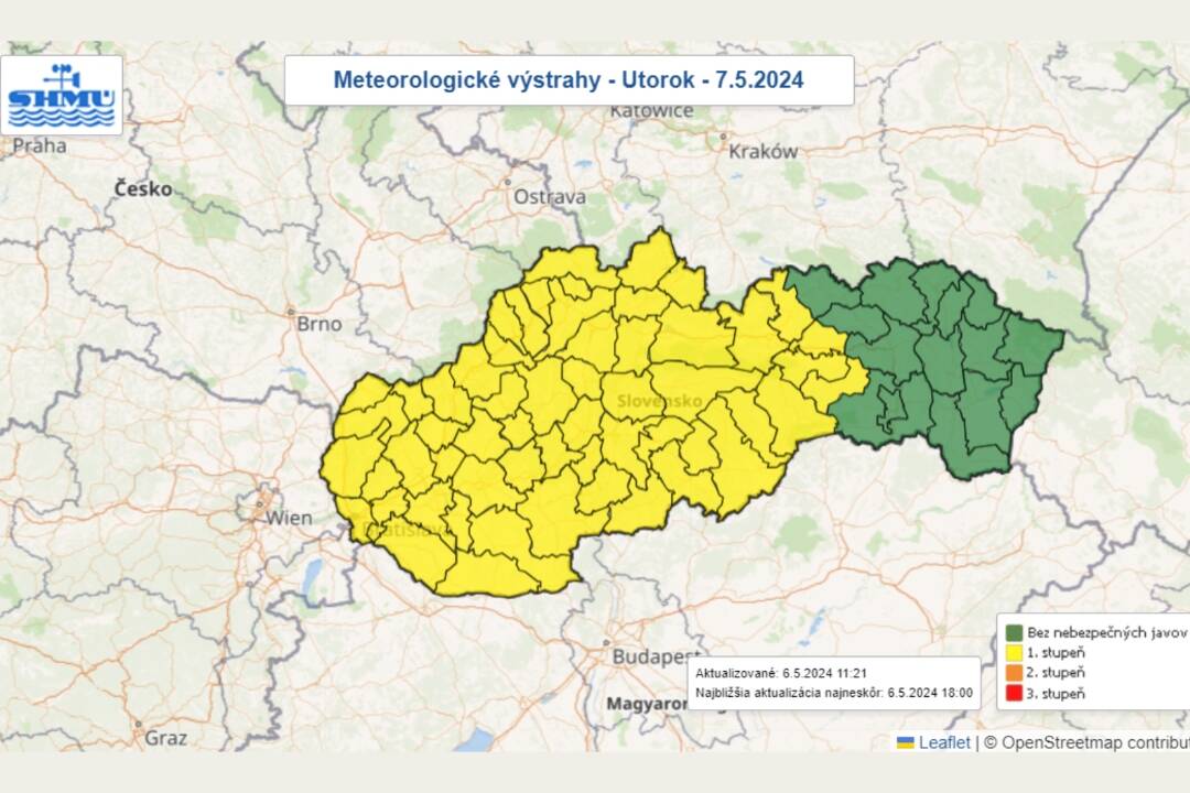 Foto: Po slnečných dňoch prichádzajú búrky. Výstraha platí aj pre Banskú Bystricu