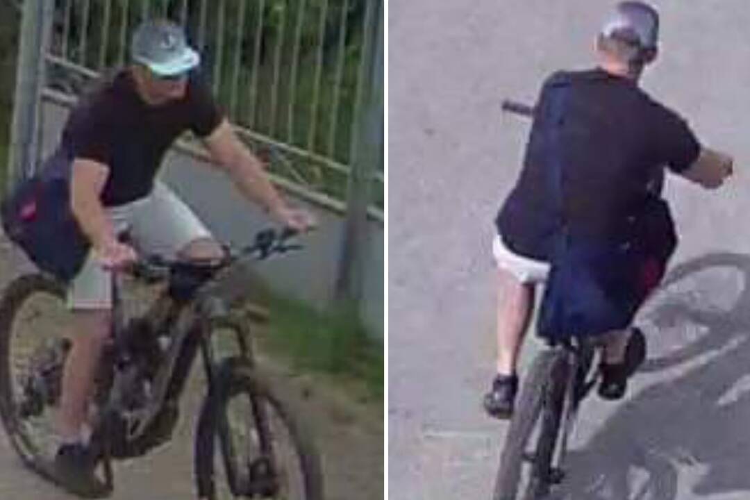 FOTO: Ukradol bicykel v Slovenskej Ľupči, hľadá ho polícia. Nepoznáte tohto muža? 