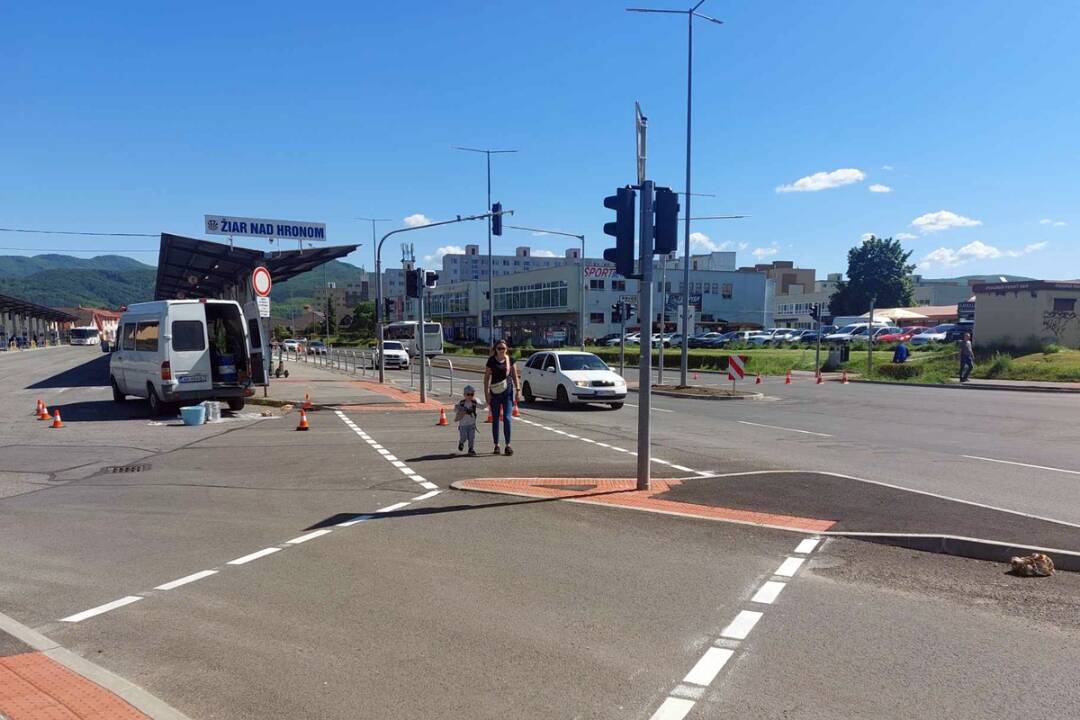 Foto: Semafory budú svietiť nonstop. Žiar nad Hronom plánuje zlepšenie dynamiky cestnej premávky