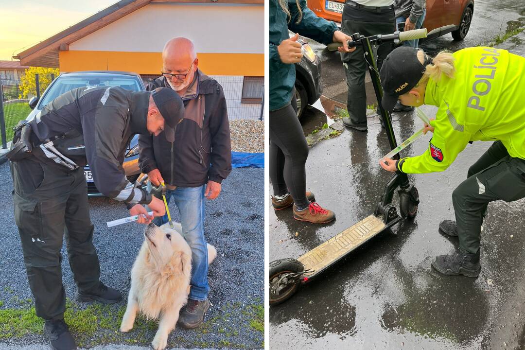 FOTO: Sú zodpovední aj chodci a cyklisti? Policajti ich kontrolovali v okresoch Zvolen a Banská Bystrica