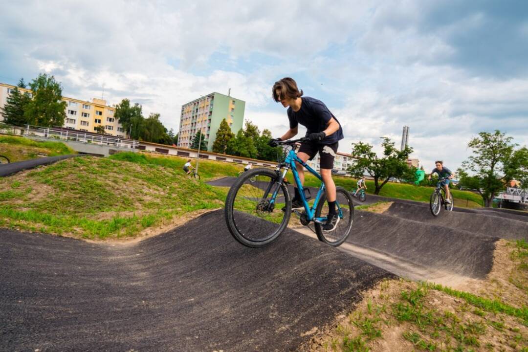 FOTO: V Krupine otvorili novú pumptrack arénu za 157-tisíc eur