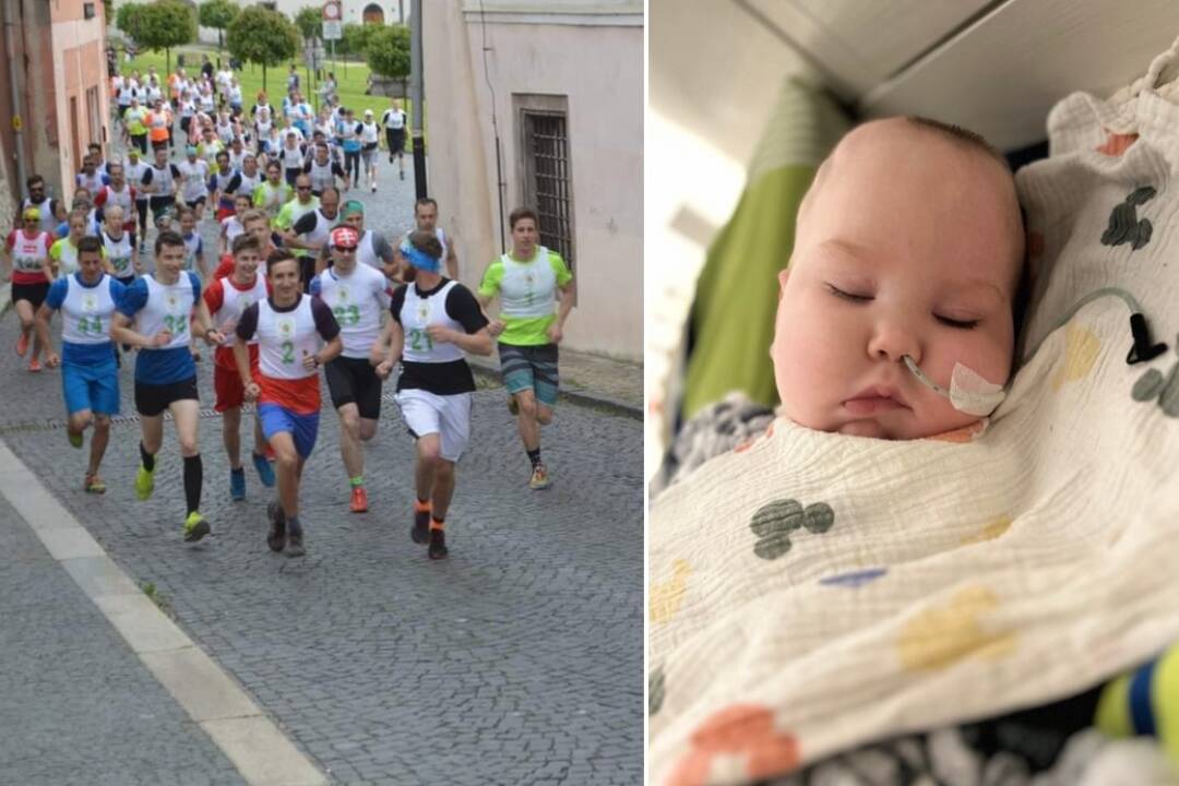 Foto: Na Marekov prvý plač čakali dlhé týždne. V Kremnici pobežia za zdravie malého bojovníka