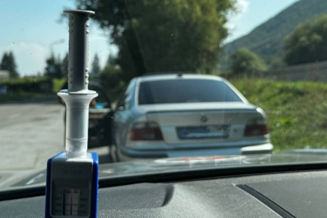 Foto: Policajti zastavili v sobotu štyroch zdrogovaných vodičov. Najmladším bol 26-ročný taxikár