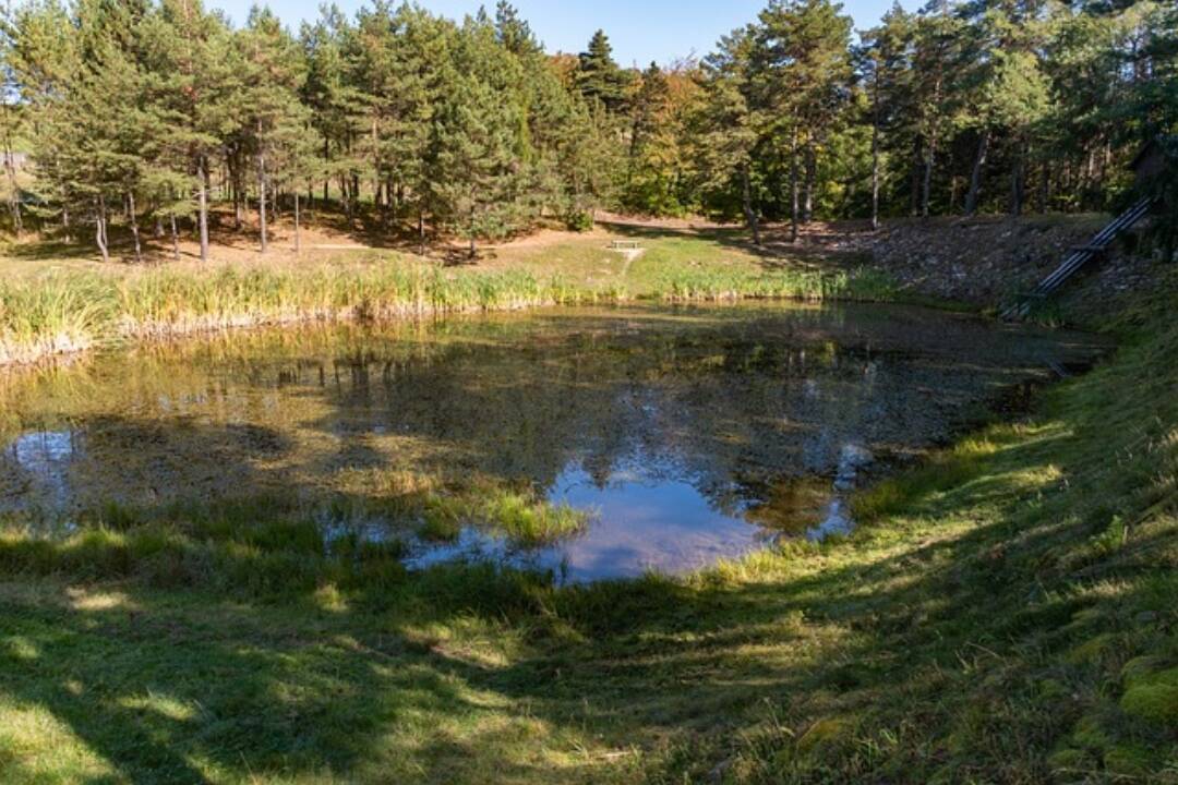 Foto: Ochrana proti povodniam aj klimatickým zmenám. V lesoch nad Čiernym Balogom vyrastie nový tajch