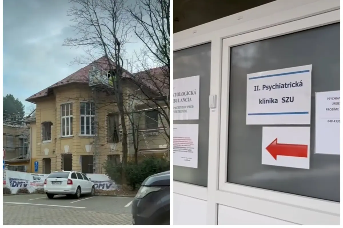 Foto: VIDEO: Kam sa presťahovala psychiatrická klinika v Bystrici? Pôvodná budova prechádza rekonštrukciou 