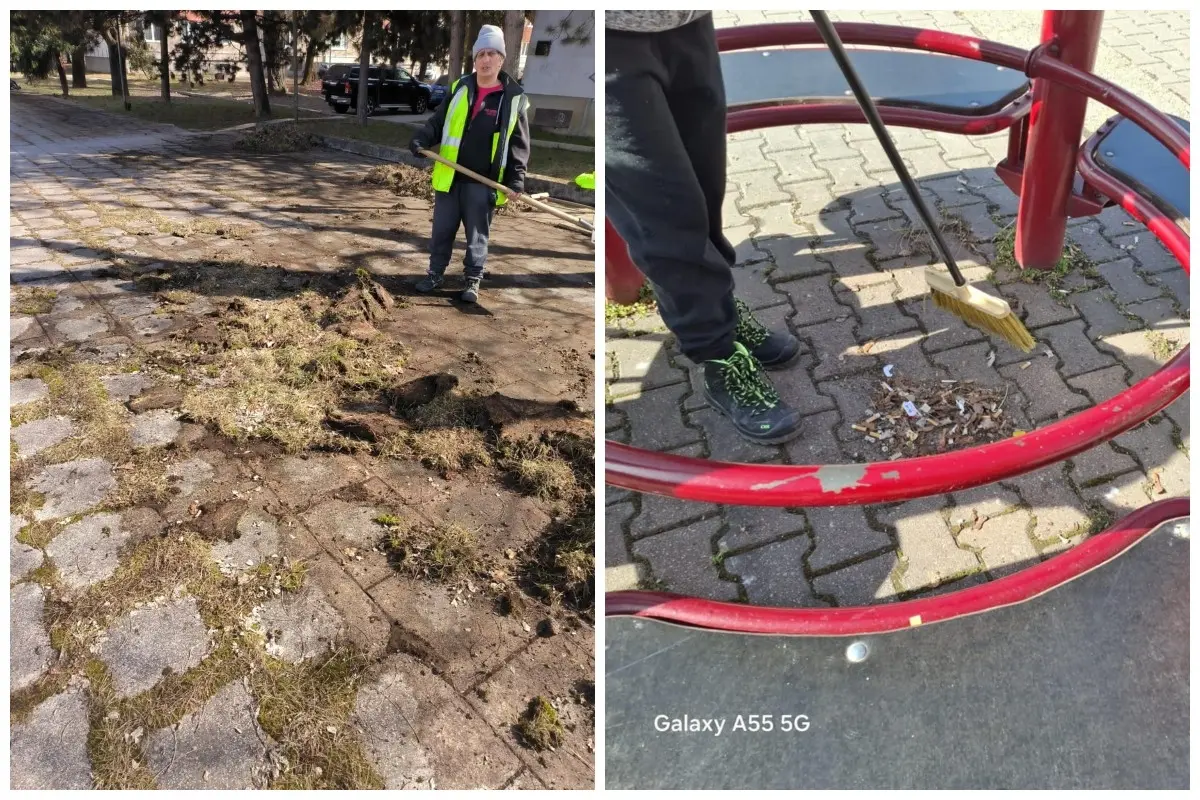 FOTO: Námestie Slobody v Banskej Bystrici prešlo čistením. Okolie bolo nebezpečné najmä pre starších občanov 