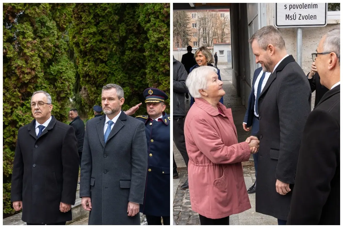 Foto: VIDEO: Prezident navštívil Zvolen. Rokoval s primátorom, stretol sa aj s pani Elenou, ktorá vedie Srdce na dlani