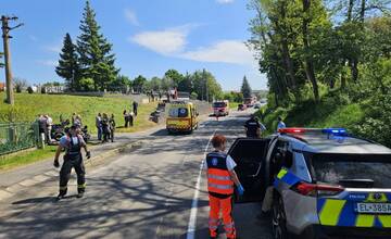 Nehoda pri Sebechleboch. Osobné auto zrazilo člena motorkárskej skupiny