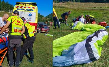 Paraglidista utrpel zranenia pri páde na Donovaloch, zasahovali horskí záchranári