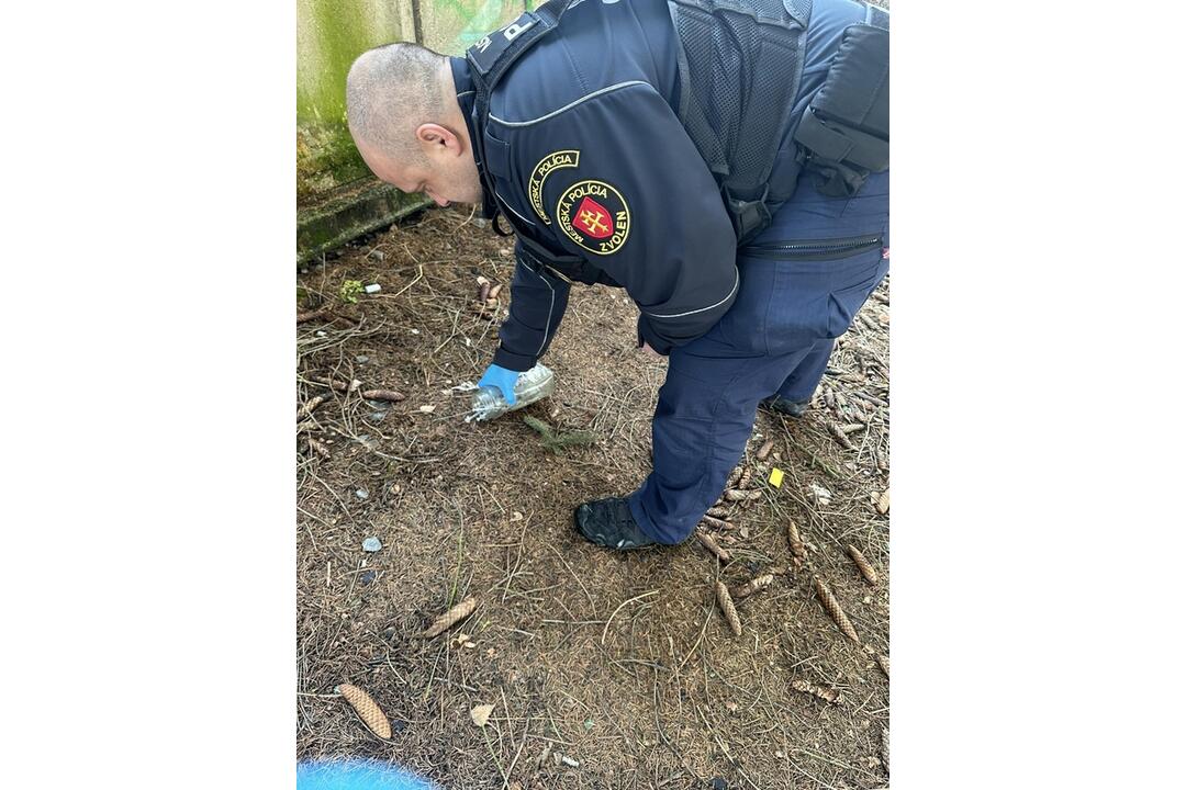 FOTO: Zvolenskí mestskí policajti zbierajú injekčné striekačky, foto 6