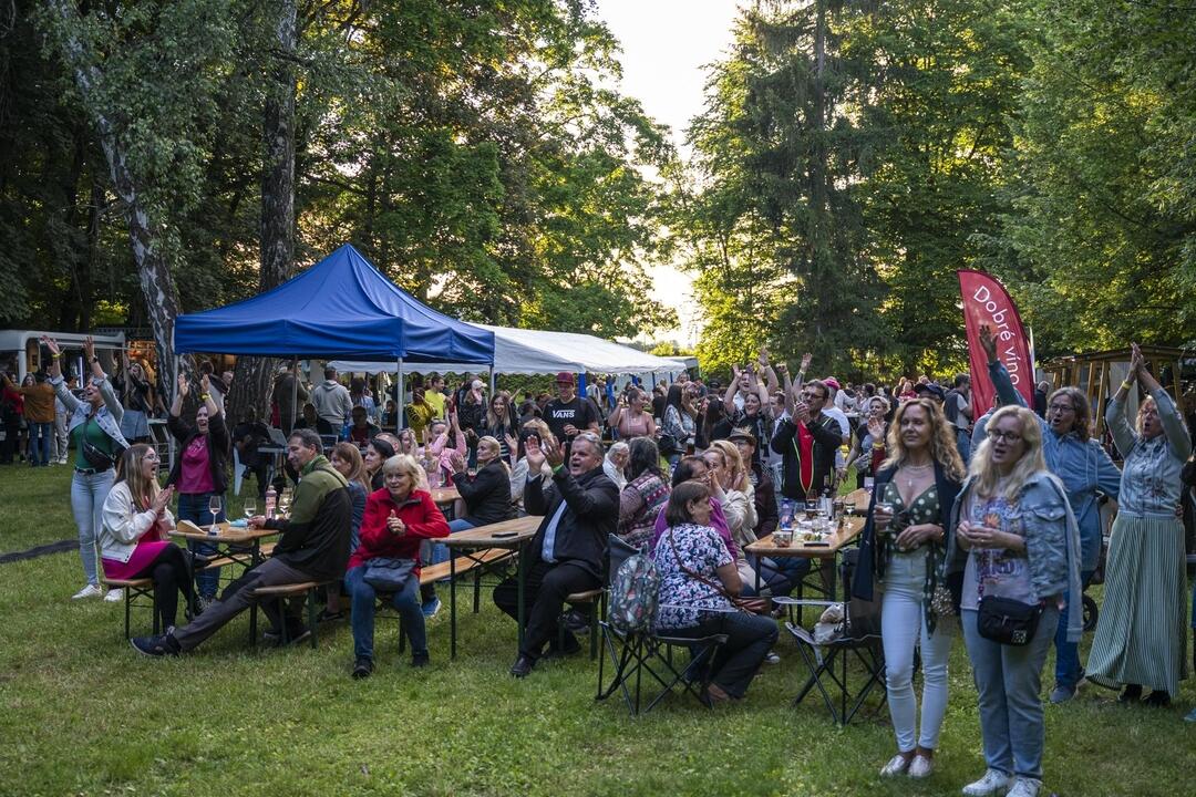 Žiarsky park ožil. Zaplnili ho priaznivci dobrého vína, foto 13